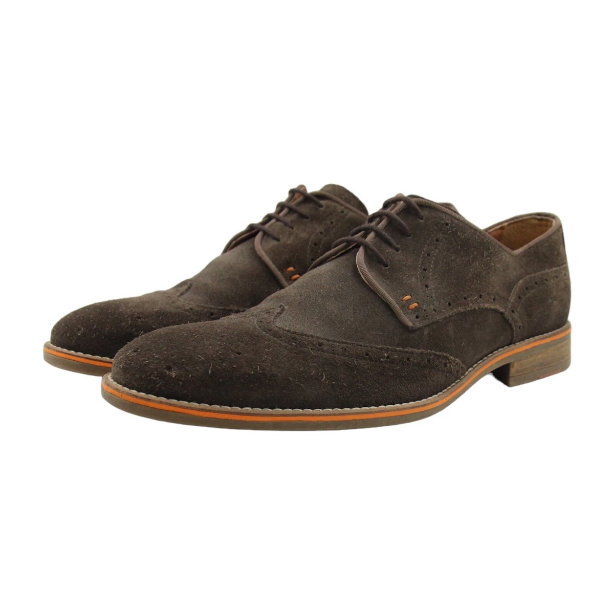 Jones Bootmaker Afrikan Brogues Mens UK 10 Brown Suede Oxford