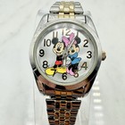 Minnie & Mickey Mouse Ladies 25mm Watch Model Mck803 Sz. 6.2” New Battery