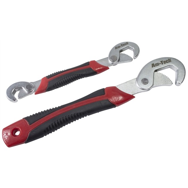 UK SUPPLIER car 2 pcs ADJUSTABLE 9mm up to 32mm SNAP and GRIP UNIVERSAL WRENCH
