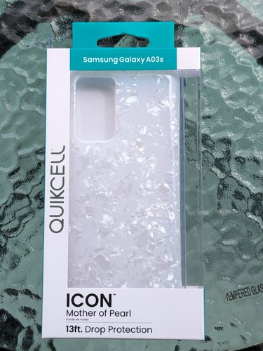 FOR SAMSUNG GALAXY A03 CASE INCLUDES TEMPERED GLASS - Picture 1 of 3