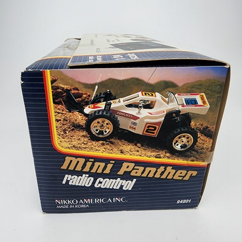 Nikko America Inc Mini Panther 24201 RC Remote Radio Controlled Car 1/24 Vintage - Picture 4 of 5