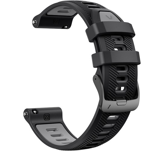 22mm Rubber Watch Strap Watch Accessory Parts for Garmin Fore Runner 965/955 - Picture 7 of 32