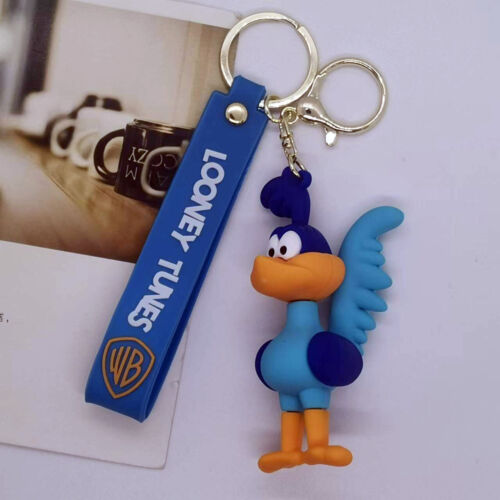 Hot 3D Looney Tunes Road Runner Keyring Keychain Pendant Bag Backpack Car Keys - Picture 2 of 4