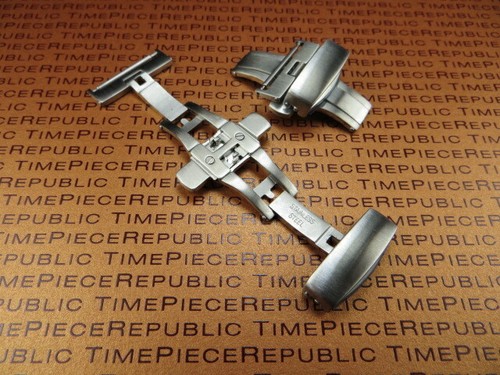 23mm CALF Leather Strap Brush Folding Buckle Watch Band Set LONGINES Black x1 - Imagen 29 de 39