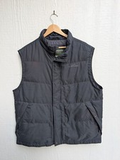 Eddie Bauer EB 550 Down Puffer Vest Black Full Zip Men's Size XL