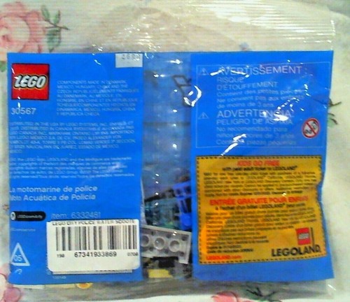New Sealed - Lego Police Water Scooter Polybag 30567 - Picture 2 of 2
