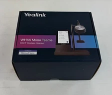 Yealink WH66 Mono Teams Premier DECT Binaural Wireless Headset - New - Bulk