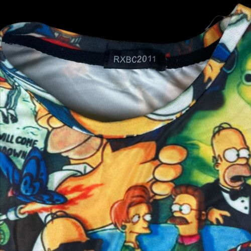 T-Shirt The Simpsons mehrcharakterig Collage Erwachsene groß? Ohne Marke - Bild 5 von 7