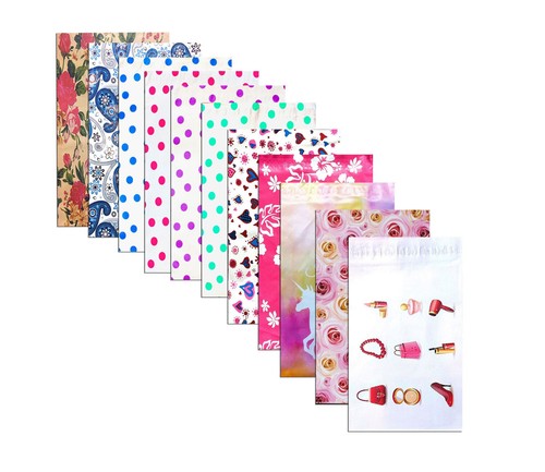  6x9" Designer Serie-Poly Versandtaschen, selbstklebende flache Kunststoff Versandtaschen Dichtung - Bild 46 von 153