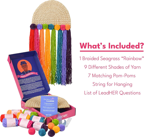 Rainbow Wall Hanging Arts & Crafts Kit - Fun DIY Craft Activity for Creative Gif - Picture 3 of 12