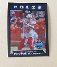 2008 Topps Chrome Peyton Manning Pro Bowl XFractor Refractor #TC143 Colts #P7233