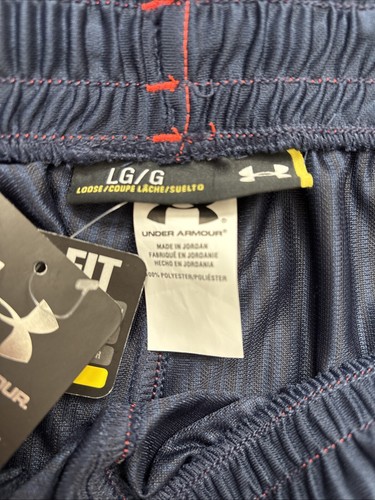 Neu Neu mit Etikett defekt Under Armour Herren Basketball Shorts weiß Größe Large - Bild 7 von 18