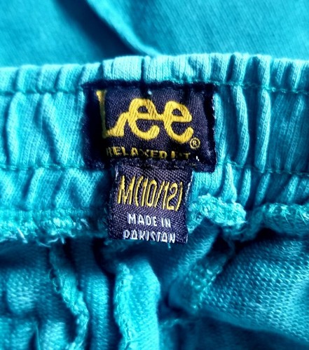 Lee Boy's Premium Distressed Tie Dye Cutoff Sweatshorts, Turquoise, M (10/12) - Picture 8 of 11
