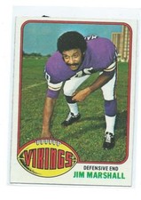 1976 Topps**Jim Marshall #385 EXMT-Vikings/Ohio State