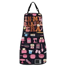 Funny Baking Aprons for Women Men In My Baking Era Apron Baking Gifts for Bak...
