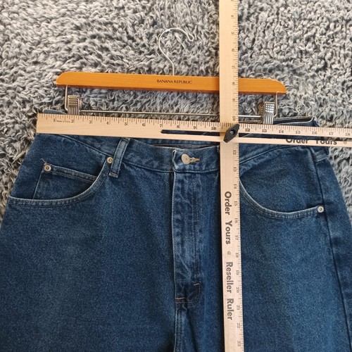 Wrangler Jeans Men 36/34 Blue Relaxed Fit Straight Leg High Wash Denim - Picture 3 of 10