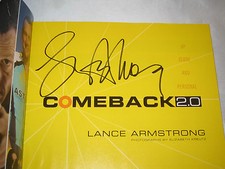 Comeback 2.0 Up Close & Personal Lance Armstrong SIGNED 2009 1st/1st Hardcover
