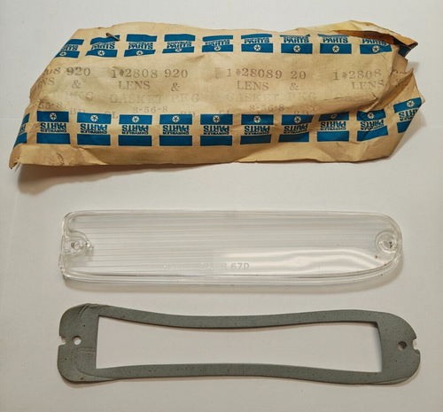 1967 Dodge Polara Monaco Right Side Backup Light Lamp Lens W/ Gasket 2808920 NOS - Picture 3 of 8
