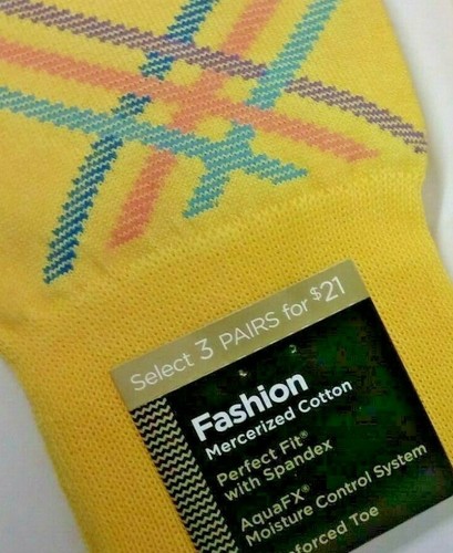 ( 1 PAIR ) Gold Toe Men's Fashion Mercerized Cotton Dress Socks New With Tag - Afbeelding 9 van 10