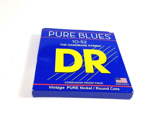 Cuerdas de Guitarra DR Eléctricas Pure Blues De Colección Níquel Puro 10-52 - Imagen 2 de 5