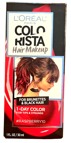 L'Oréal Paris Colorista Hair Makeup 1-Day Hair Color - Raspberry10 - LOT of 4 - Picture 3 of 8