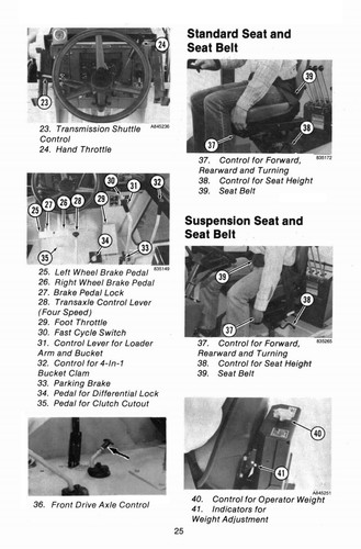 580E Loader Backhoe Operators Manual Fits Case Super E Construction King 9-8893 - Picture 10 of 17
