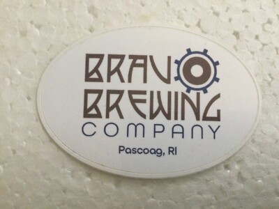 Bravo Brewing Company Beer Sticker Pascoog Rhode Island