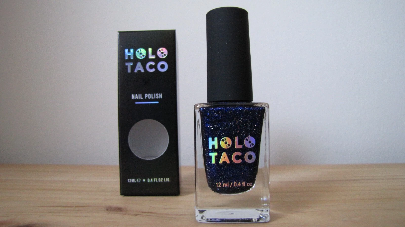 Holo Taco Playing With Sapphire blue flake holographic nail polish - New In Box