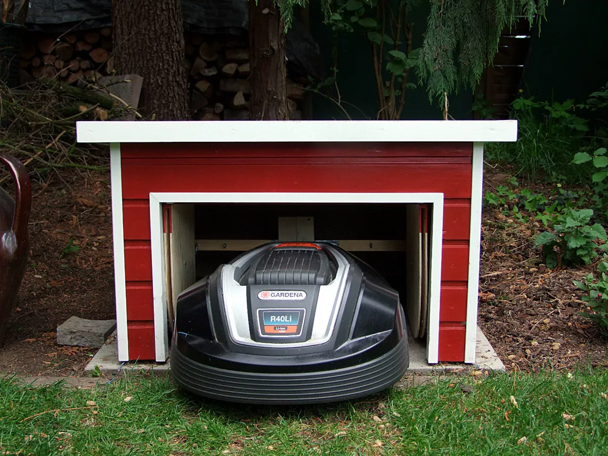 Construction plan Garage automower with automatic door absolutely new