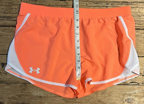 Under Armour Girls Youth Size XL Orange Activewear Shorts NWT - Picture 4 of 6