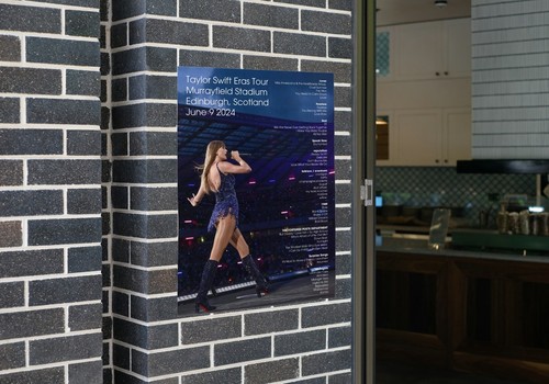 Taylor Swift Edinburghs Setlist Poster 7/8/9 Juni A1-5 Rahmenoption Ära Tour - Bild 6 von 9