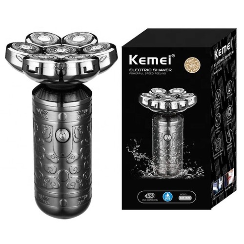 7-Blade Professional Beard Hair Electric Shaver Electric Razor Bald Shaving Men - Picture 2 of 7