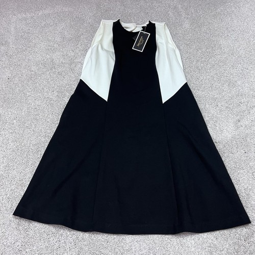 Juicy Couture Dress Women’s Black Ivory Sleeveless Size XS NWT