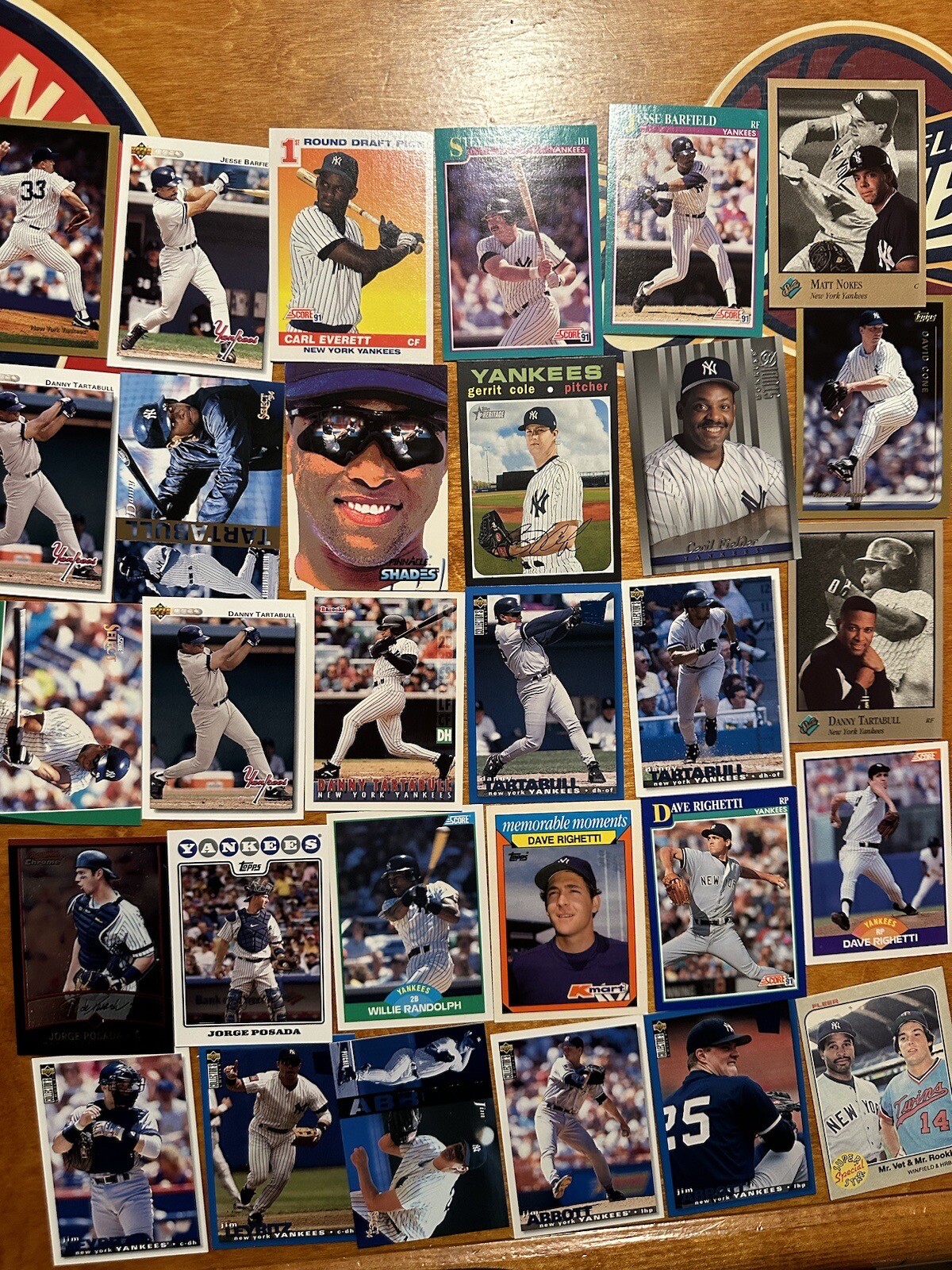 375 Count +++ New York Yankees Card Lot Derek Jeter Mantle Ruth Mattingly - Picture 4 of 8