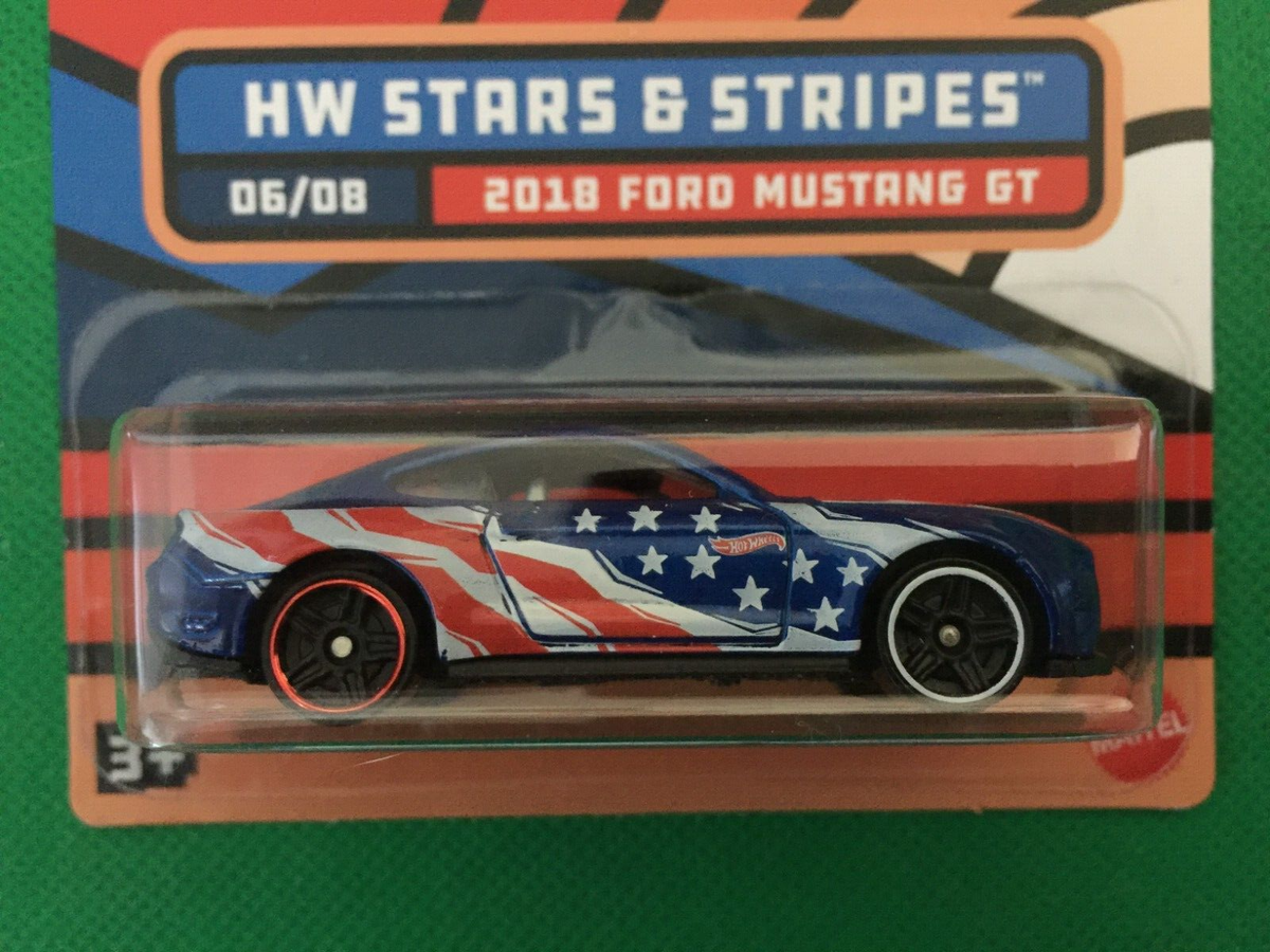 2022 Hot Wheels 2018 FORD MUSTANG GT HW Stars & Stripes 06
