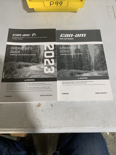 Can Am Owners Manual Book Guide 2023  Defender Series Traxter Series Winch - Picture 1 of 4
