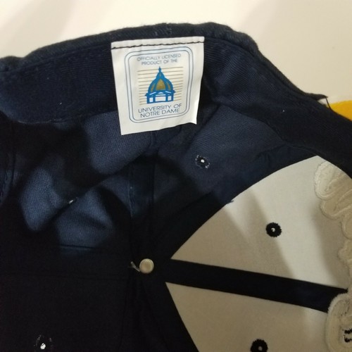 University Notre Dame Adjustable Cap Hat American Needle New Fighting Irish  - Picture 11 of 12