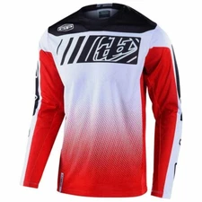 Troy Lee Designs Mens GP Icon Dirt Bike Jersey Red/White Medium