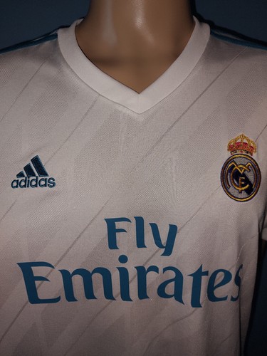 MAGLIA UFFICIALE HOME VERSION MARCA ADIDAS REAL MADRID STAGIONE 2016-2017 - Foto 3 di 13