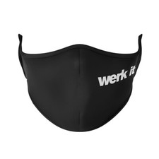 New Black WERK IT DANCE DANCER MASK Protection Face Cover Adult S/M adjust