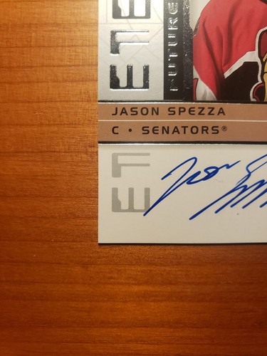 2002-03 SP Authentic Future Watch Jason Spezza Signed Rookie Card #191 Autograph - Picture 2 of 10