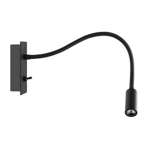 Gooseneck 3W LED Wall Fixture Picture Bedside Light Reading Lamps Toggle Switch - Picture 7 of 20