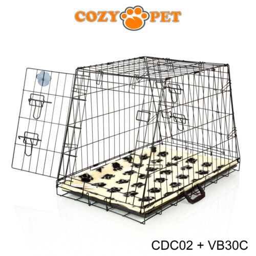 Car Dog Cage Cozy Pet Travel Crate 6 Sizes Puppy Pet Carrier Transport Car Boot - Picture 9 of 140