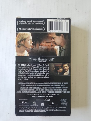 The Cooler (VHS, 2004) William Macy, Maria Bello, Alec Baldwin. Pre-owned - Picture 5 of 6