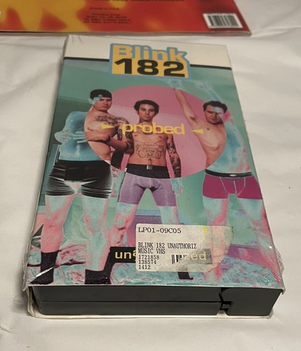 Vintage Blink 182 Y2k Lot Official 2000 Program Calendar Snapback Hat VHS & More - Picture 11 of 19