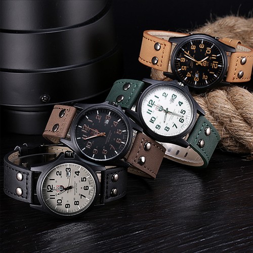 Soki Leisure Quartz Watch Fashion Belt Military Watch Student Sports Watch 2024 - Picture 3 of 21