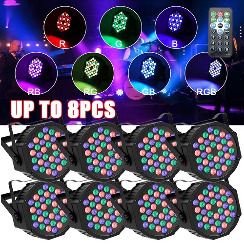 36W 36LED RGBWA+UV PAR Can Light DMX Beam Stage Lighting DJ Disco Party Lights - Picture 22 of 22
