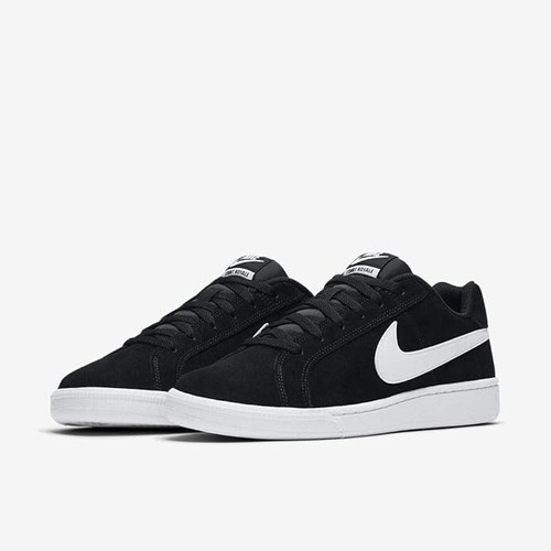 Taglia UK 8,5 - Scarpe da ginnastica Nike Court Royale scamosciate nere sneakers - Foto 2 di 5