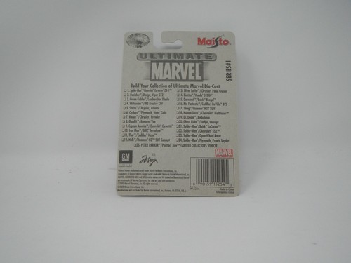 Maisto Ultimate Marvel Captain America Chevrolet Corvette Series 1 #9 - Picture 4 of 4