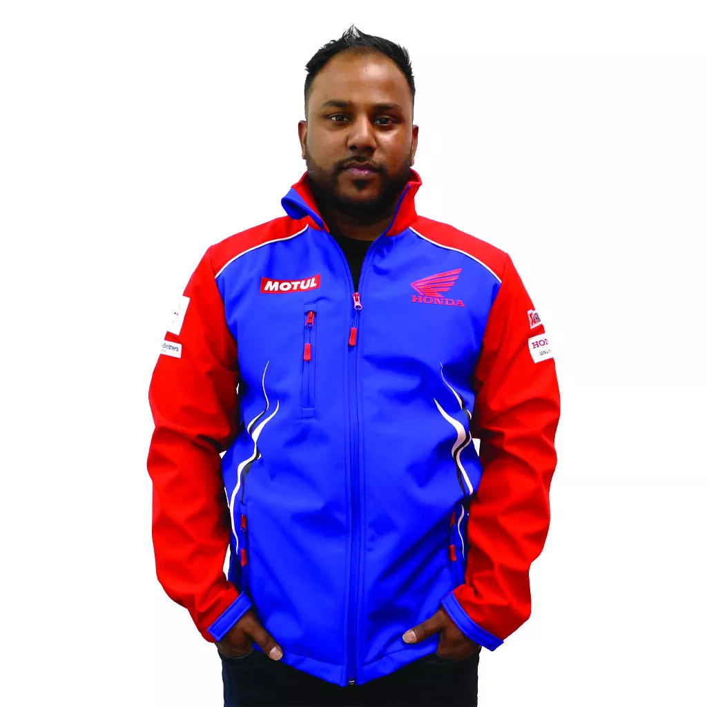 Official 2022 Honda Racing Men s Blue Red British Superbikes